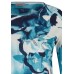 Rabe - 53-113600 Lichte pull print licht blauw donker blauw.